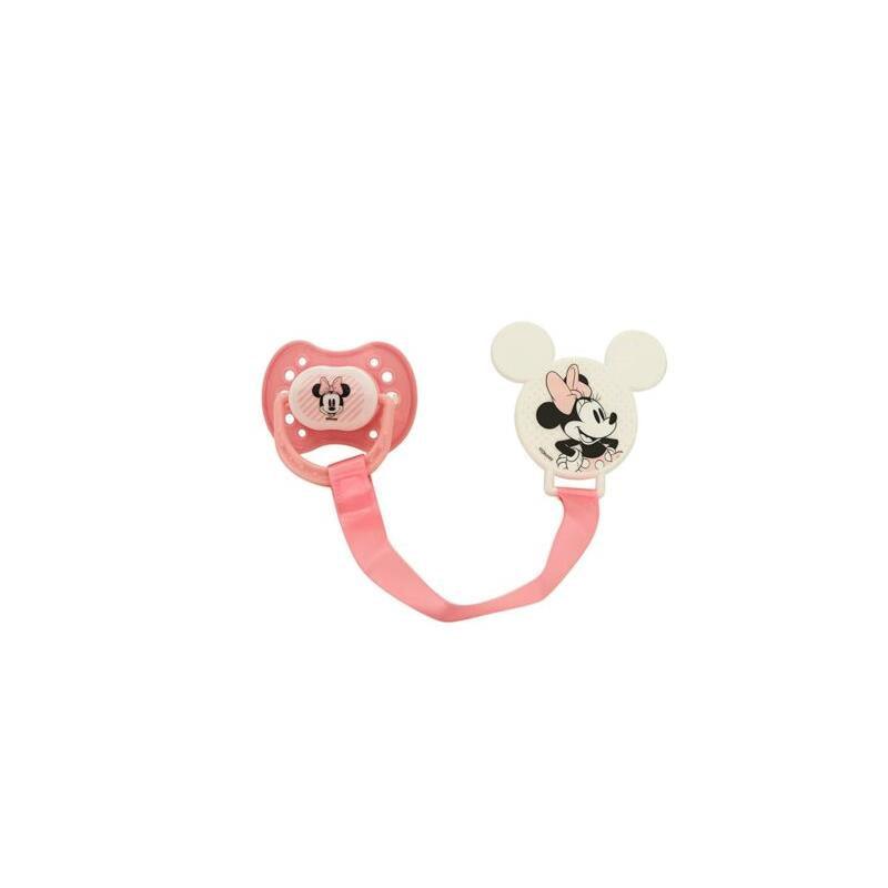 Cudlie - Baby Girl 2Pk Pacifier/2Pk Pacifier Clip Minnie, Sugar & Spice Image 3
