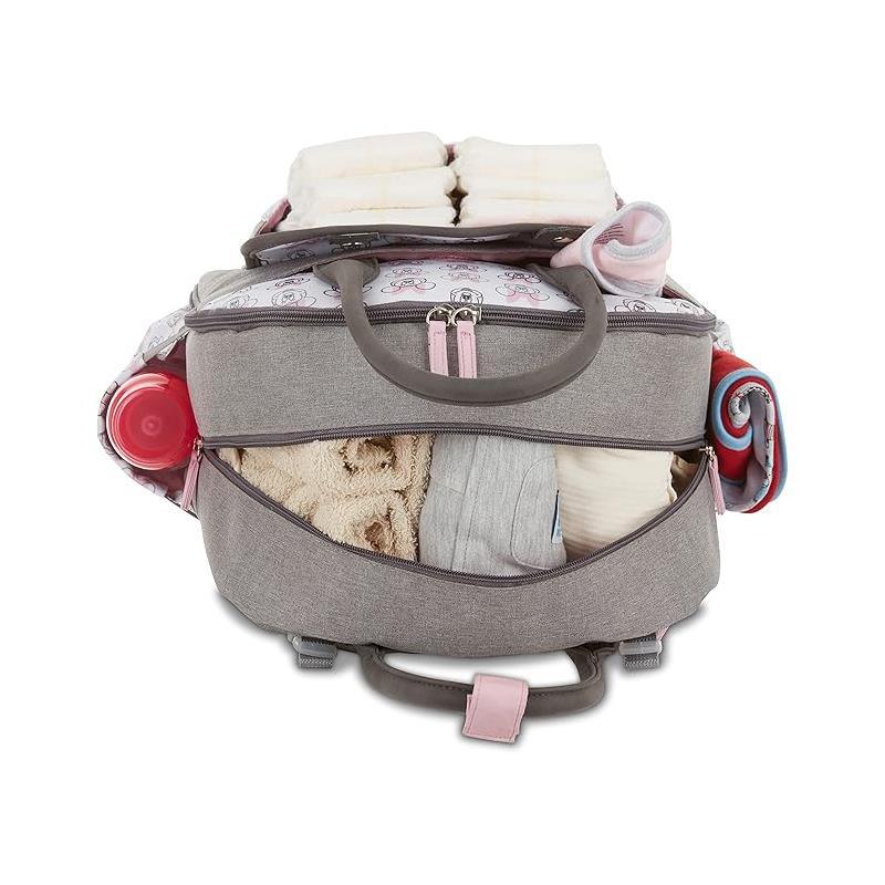 Cudlie - Disney Baby Minnie Backpack Diaper Bag with Slip Pocket Image 5