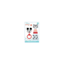 Cudlie Disney Mickey 3Pc Gift Set- Rattle, Baby Bottle & Pacifier - Red & Grey Image 1