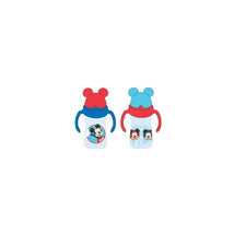 Cudlie Disney Mickey Mouse Straw Sipper Cup With Handles 2 Pk - Blue Image 1