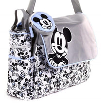 Cudlie - Mickey Diaper Bag Set, Grey Image 1