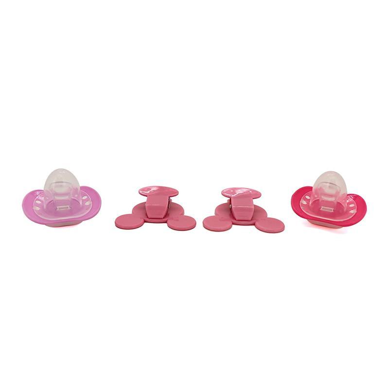 Cudlie - Minnie 2 Pacifier/2 Clip, Hearts For Min Image 2