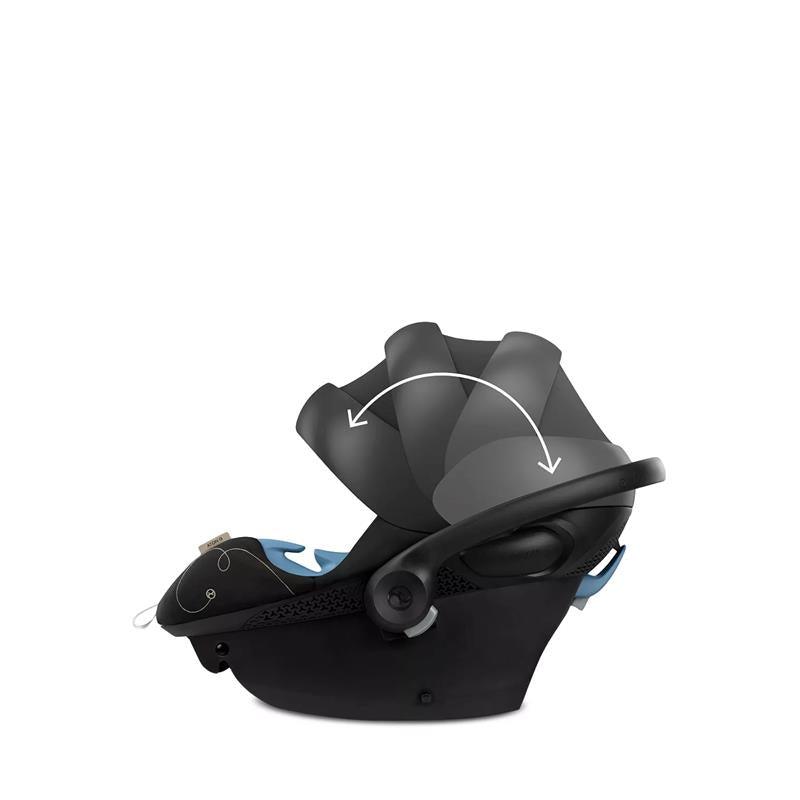 Cybex - Aton G Infant Car Seat Sensorsafe - Moon Black Image 4