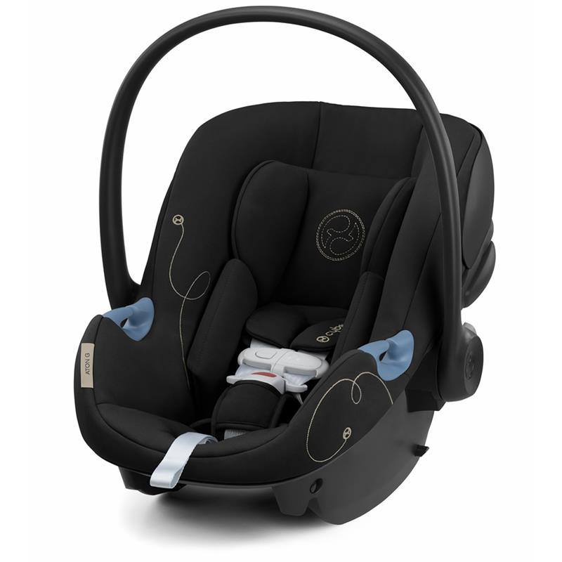 Cybex - Aton G Infant Car Seat, Moon Black Image 4