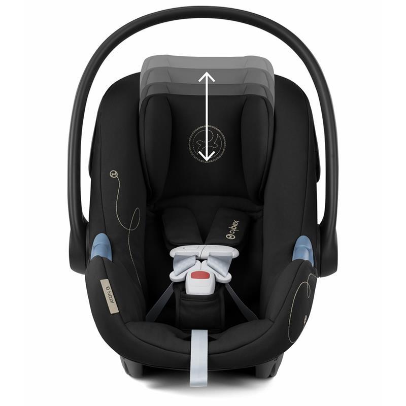 Cybex - Aton G Infant Car Seat, Moon Black Image 5