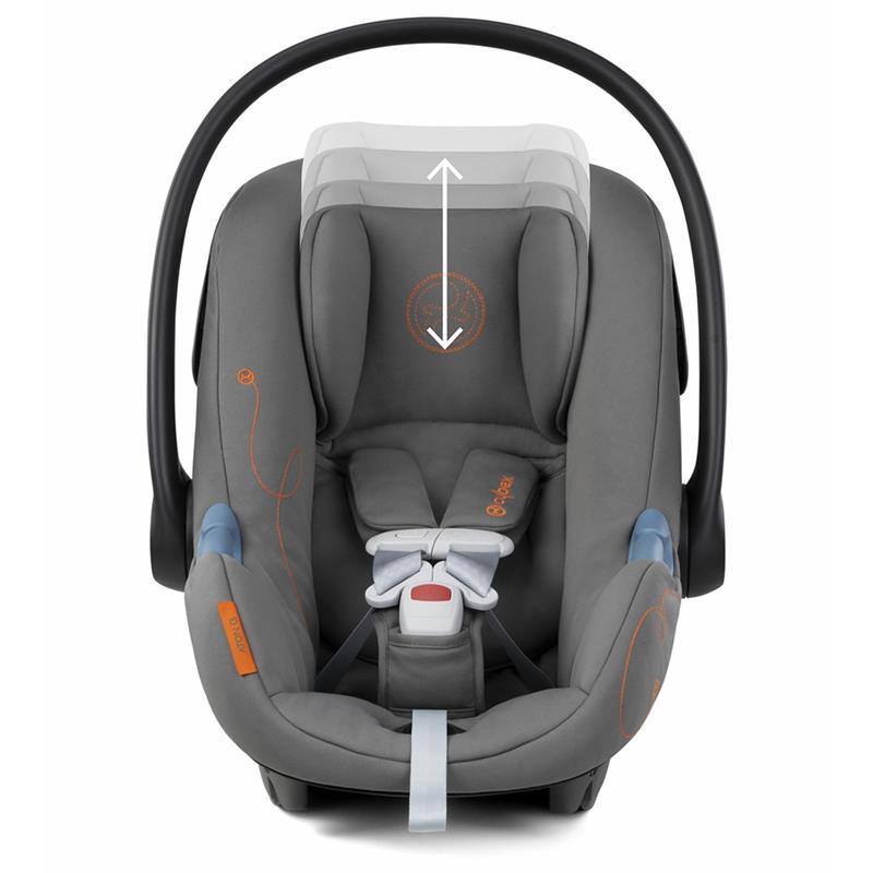 Cybex - Aton G Swivel SensorSafe Infant Car Seat, Lava Grey Image 6