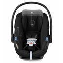 Cybex - Aton G Swivel SensorSafe Infant Car Seat, Moon Black Image 4