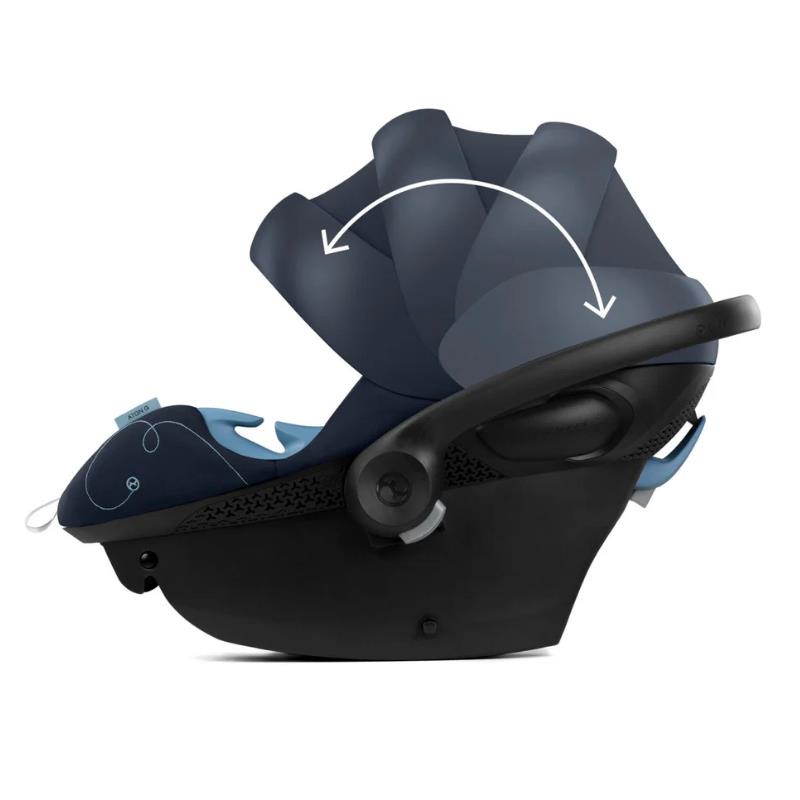 cybex aton 6 Cybex - Aton G Swivel SensorSafe Rotating Infant Car Seat, Ocean Blue