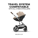 Cybex Aton G2 Infant Car Seat With Load Leg Base, Almond Beige Image 3