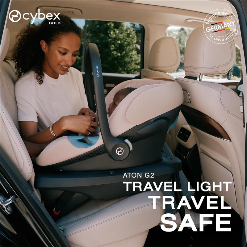 cybex car seat germany Aton G2 Infant Car Seat with Load Leg Base by Cybex Moon Black