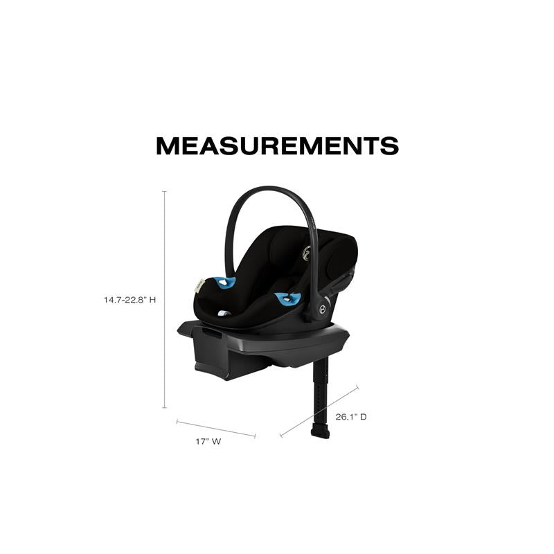 cybex aton car seat cover Aton G2 Infant Car Seat with Load Leg Base by Cybex Moon Black