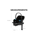 Cybex - Aton G2 Infant Car Seat With Load Leg Base, Moon Black Image 12