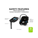 Cybex - Aton G2 Infant Car Seat With Load Leg Base, Moon Black Image 9