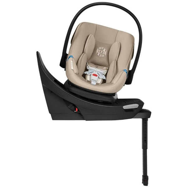 Cybex Aton G2 Swivel Infant Car Seat With Load Leg Base, Almond Beige