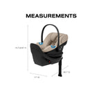 Cybex Aton G2 Swivel Infant Car Seat With Load Leg Base, Almond Beige Image 6