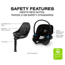 Cybex - Aton G2 Swivel Infant Car Seat With Load Leg Base, Stone Grey Image 5