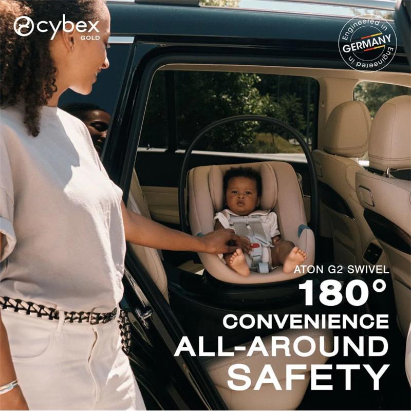 cybex aton 2 base installation Cybex - Aton G2 Swivel Infant Car Seat With Load Leg Base, Stormy Blue