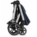 Cybex - Balios S Lux 2 Stroller, Silver Frame/Ocean Blue Image 2