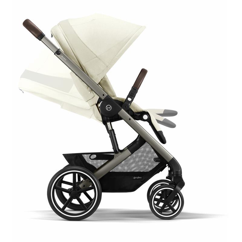 Cybex - Balios S Lux 2 Stroller, Taupe Frame/Seashell Beige