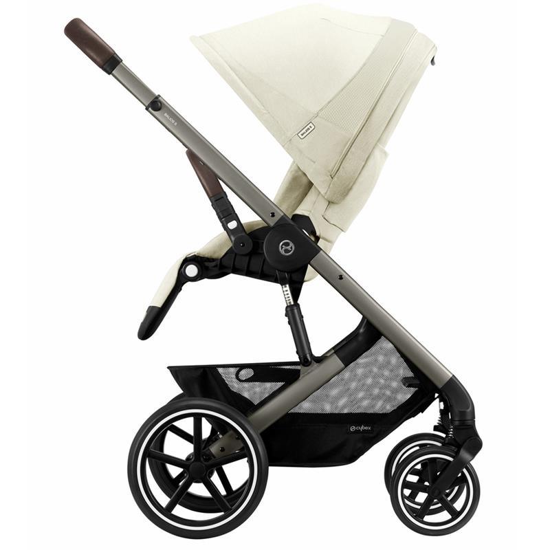 Cybex - Balios S Lux 2 Stroller, Taupe Frame/Seashell Beige