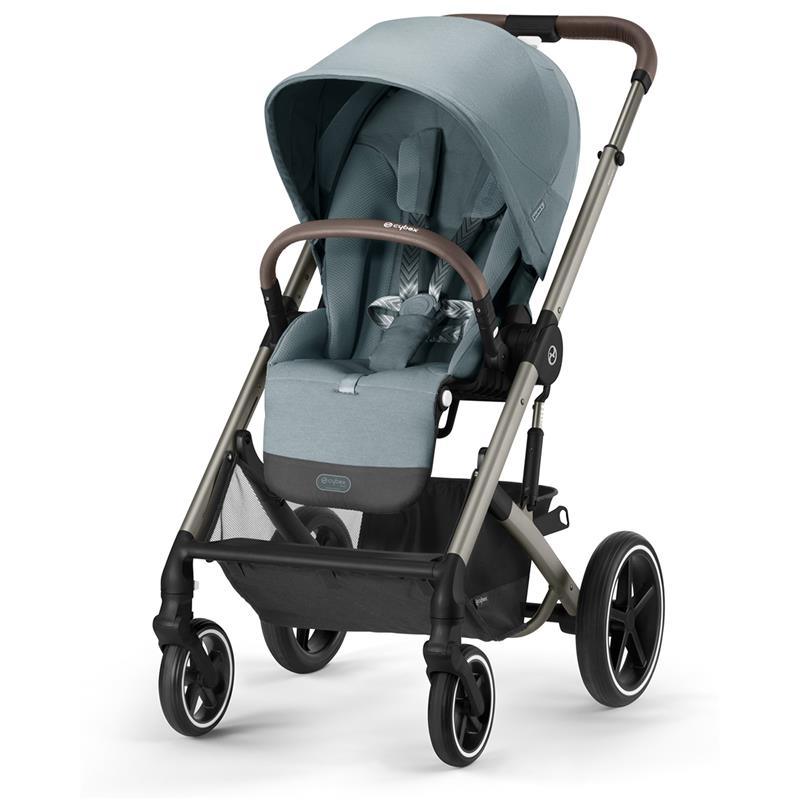 Cybex - Balios S Lux 2 Stroller, Taupe Frame/Sky Blue Image 1