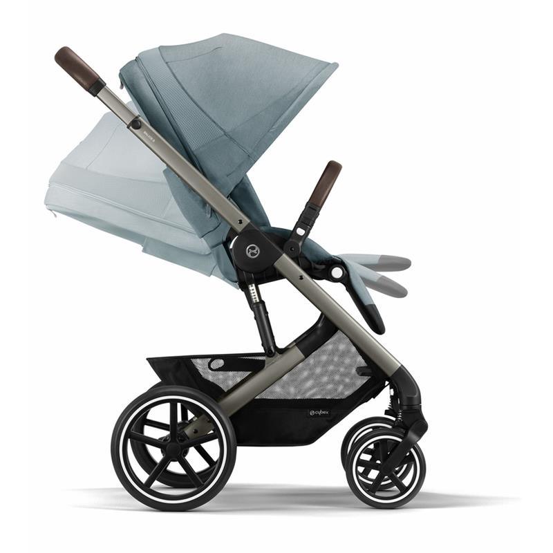 Cybex - Balios S Lux 2 Stroller, Taupe Frame/Sky Blue Image 4