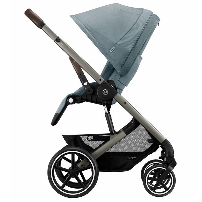 Cybex - Balios S Lux 2 Stroller, Taupe Frame/Sky Blue Image 5