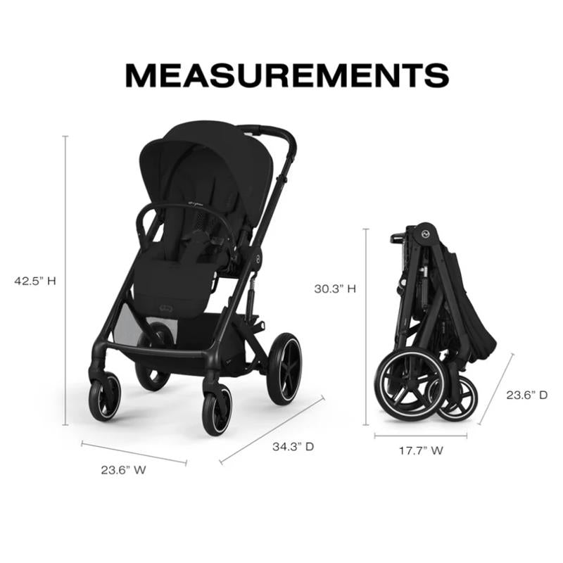 cybex balios s cocoon Cybex - Balios S Lux Stroller, Moon Black
