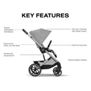 Cybex - Balios S Lux Stroller, Stone Grey Image 3