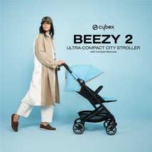 CYBEX - Beezy 2 Compact and Lightweight Travel Stroller, Magic Black Image 2
