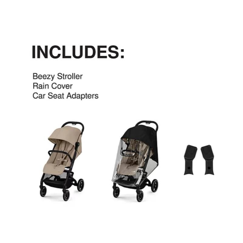Cybex - Beezy 2 Compact City Stroller, Almond Beige Image 6