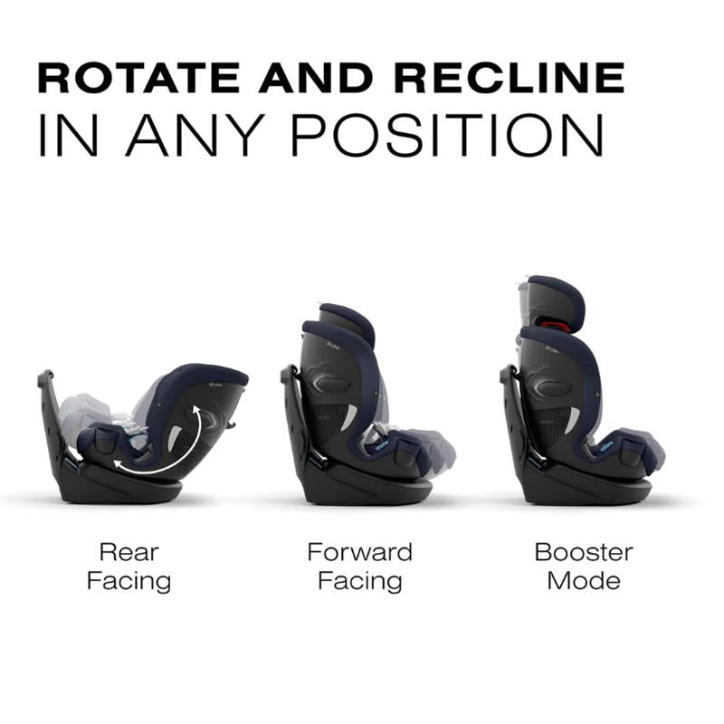 Cybex Callisto G 360 Rotating All-in-One Car Seat Ocean Blue