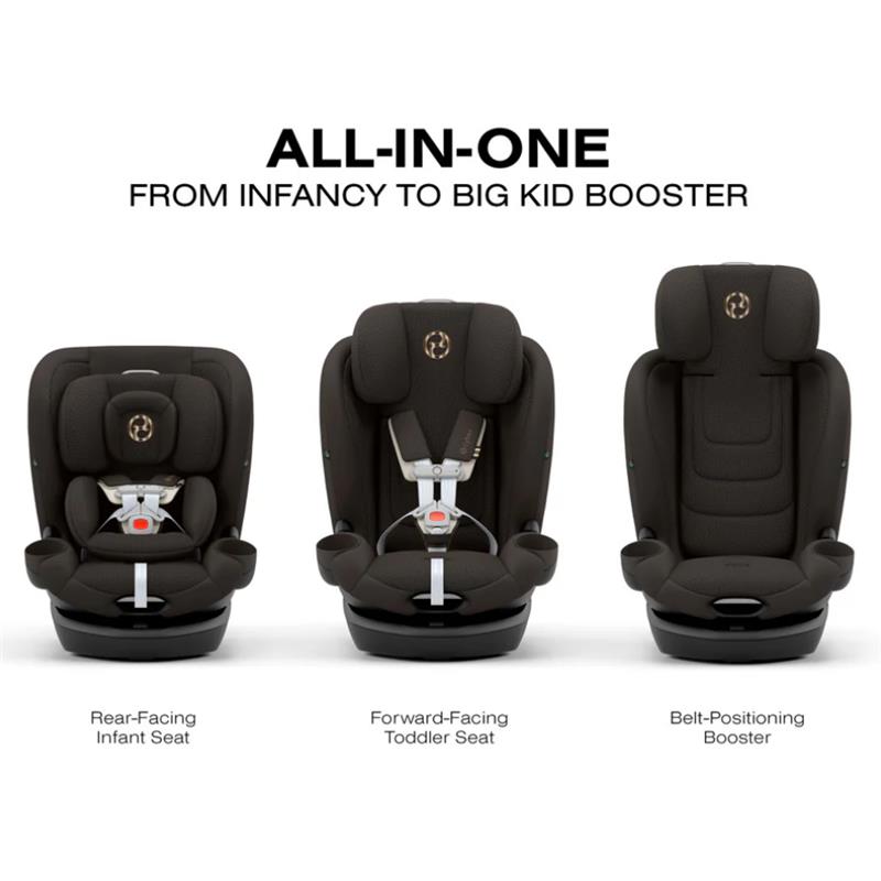 Cybex Callisto G 360 Rotating All-In-One Convertible Car Seat, Chocolate Brown Image 4