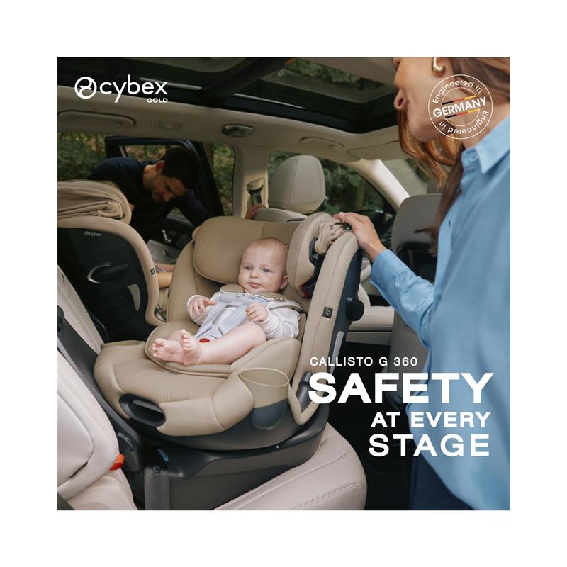 Cybex Callisto G 360 Rotating All-In-One Convertible Car Seat, Nightfall Black Image 8