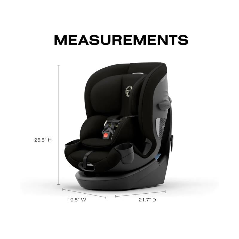 Cybex Callisto G 360 Select Rotating All-In-One Convertible Car Seat + Canopy Bundle, Black Image 8
