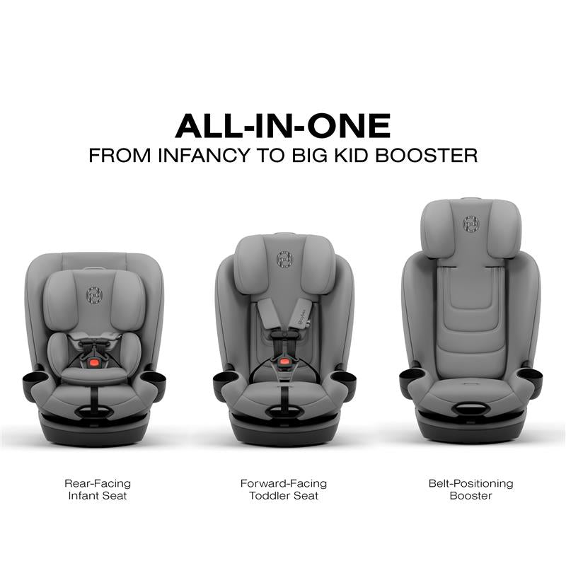 Callisto G 360 Select Rotating All-in-One Convertible Car Seat by Cybex Grey