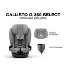 Cybex - Callisto G 360 Select Rotating All-In-One Convertible Car Seat, Grey Image 7