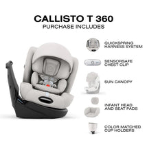 Cybex Callisto T 360 Rotating All-In-One Convertible Car Seat, City Grey Image 2