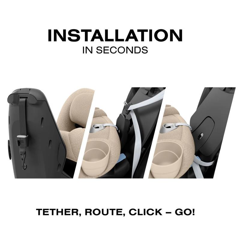 Cybex Callisto T 360 Rotating All-In-One Convertible Car Seat, City Grey Image 4