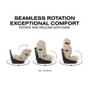 Cybex Callisto T 360 Rotating All-in-One Convertible Car Seat, Cozy Beige Image 3
