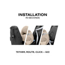 Cybex Callisto T 360 Rotating All-in-One Convertible Car Seat, Cozy Beige Image 5