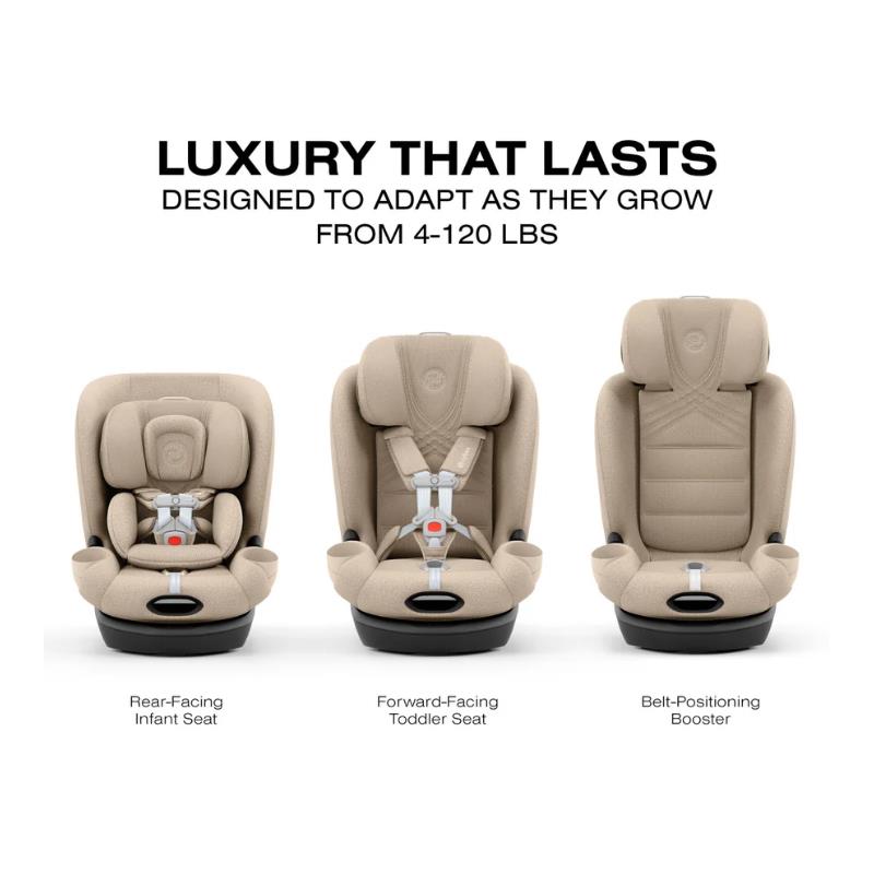 Cybex Callisto T 360 Rotating All-in-One Convertible Car Seat, Cozy Beige Image 8