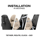 Cybex Callisto T 360 Rotating All-In-One Convertible Car Seat, Off White Image 4