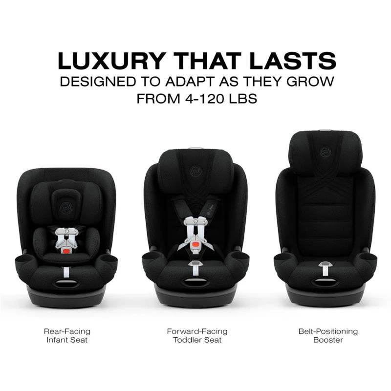 Cybex Callisto T 360 Rotating All-In-One Convertible Car Seat, Sepia Black Image 8