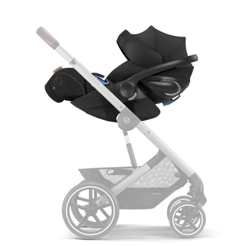 Cybex - Cloud G Comfort Extend Infant Car Seat, Moon Black Image 5