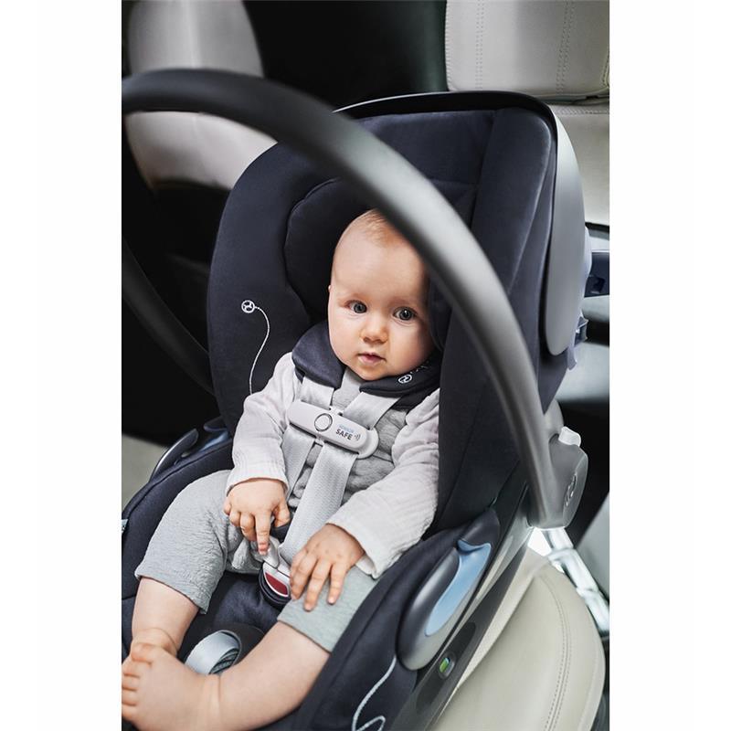 Cybex - Cloud G Lux SensorSafe Comfort Extend Infant Car Seat, Hibiscus Red Image 5