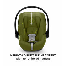 Cybex - Cloud G Lux SensorSafe Comfort Extend Infant Car Seat, Nature Green Image 2