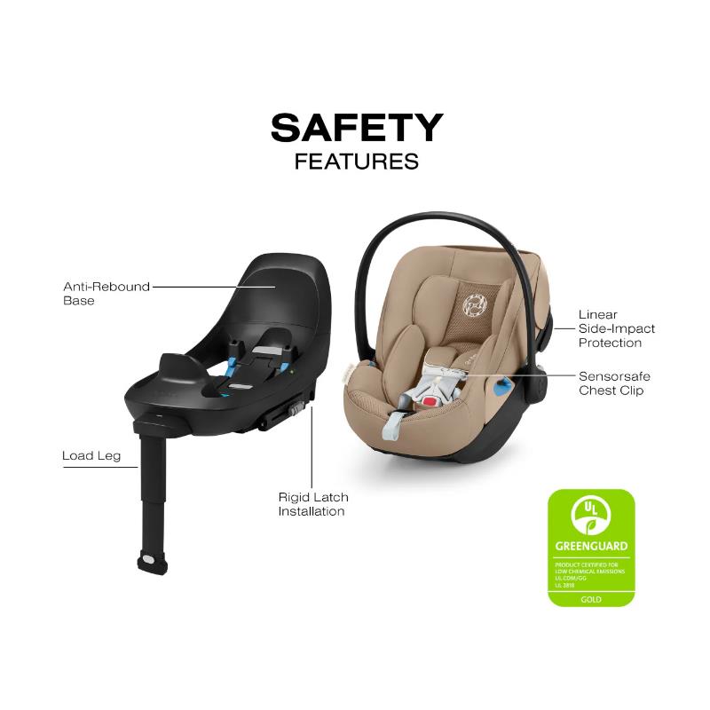 Cybex - Cloud G Pro Comfort Extend Infant Car Seat, Almond Beige Image 3