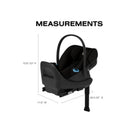 Cybex - Cloud G Pro Comfort Extend Infant Car Seat, Moon Black Image 6