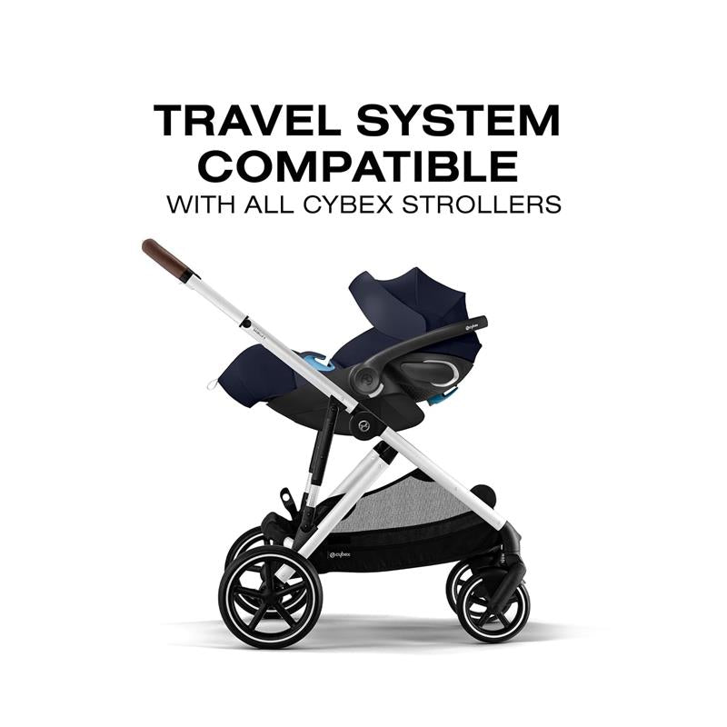 Cybex Cloud G Pro Comfort Extend Infant Car Seat, Ocean Blue Image 2